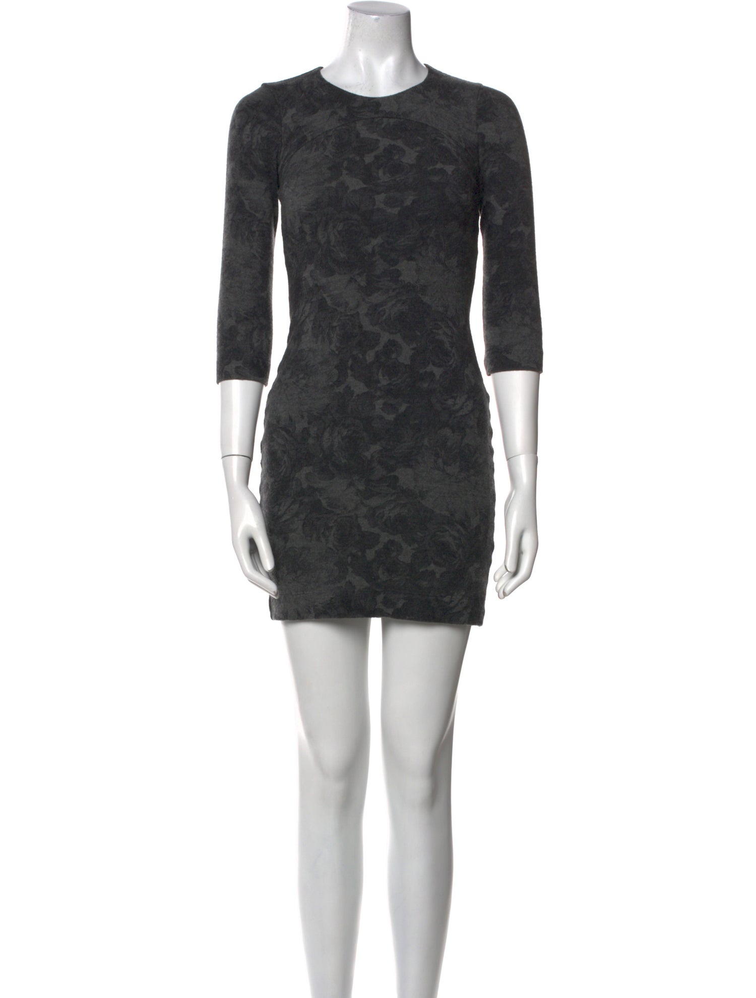 Just Cavalli Virgin Wool Mini Dress