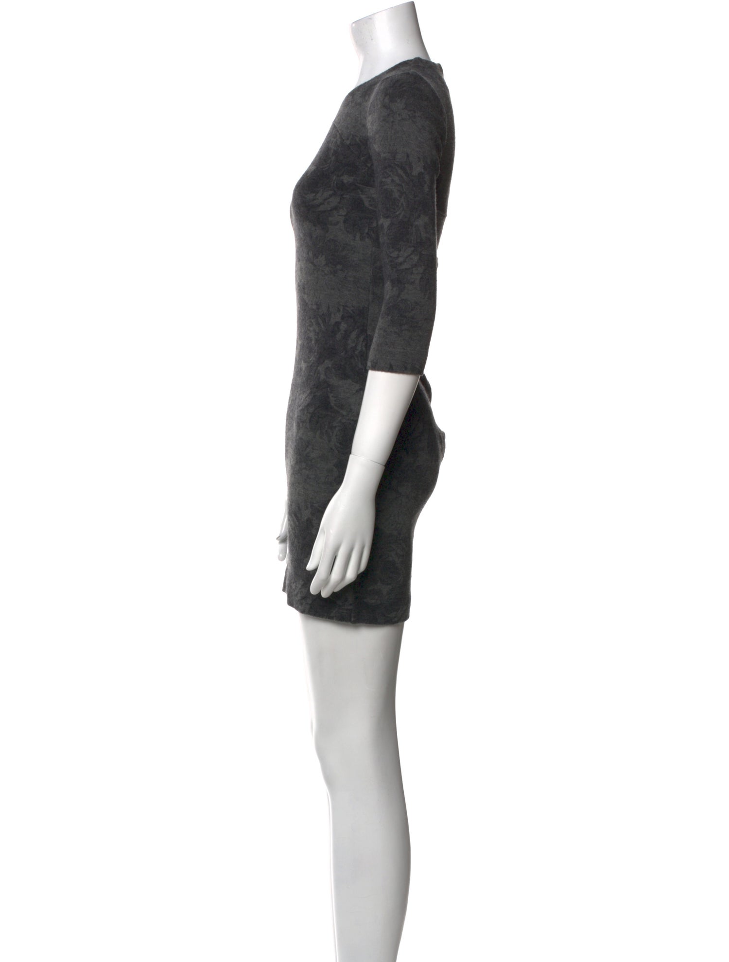 Just Cavalli Virgin Wool Mini Dress