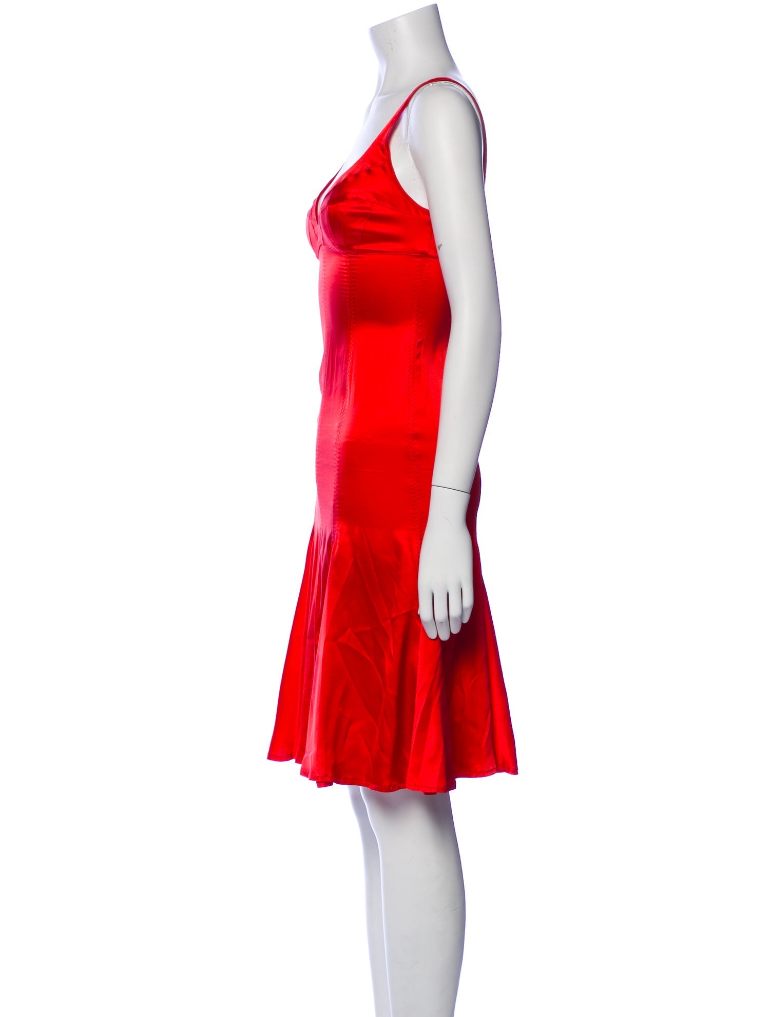 Just Cavalli Silk Knee-Length Dress