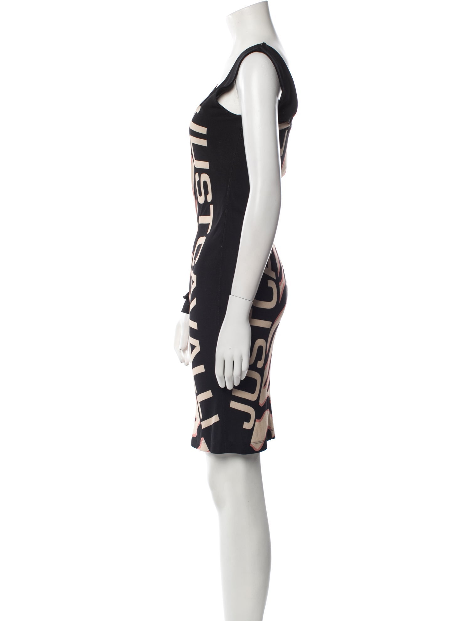 Just Cavalli Animal Print Knee-Length Dress