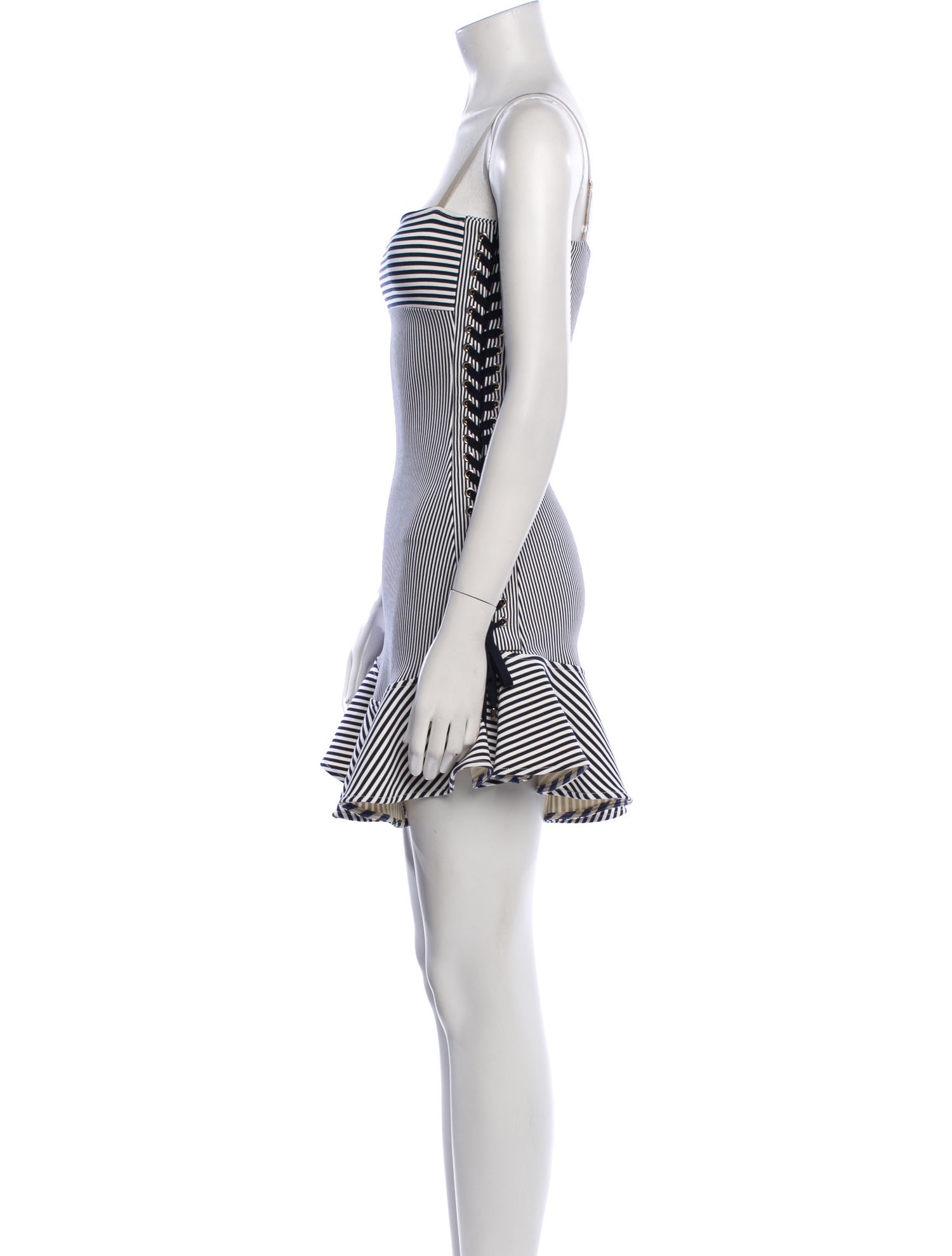 Just Cavalli Striped Mini Dress