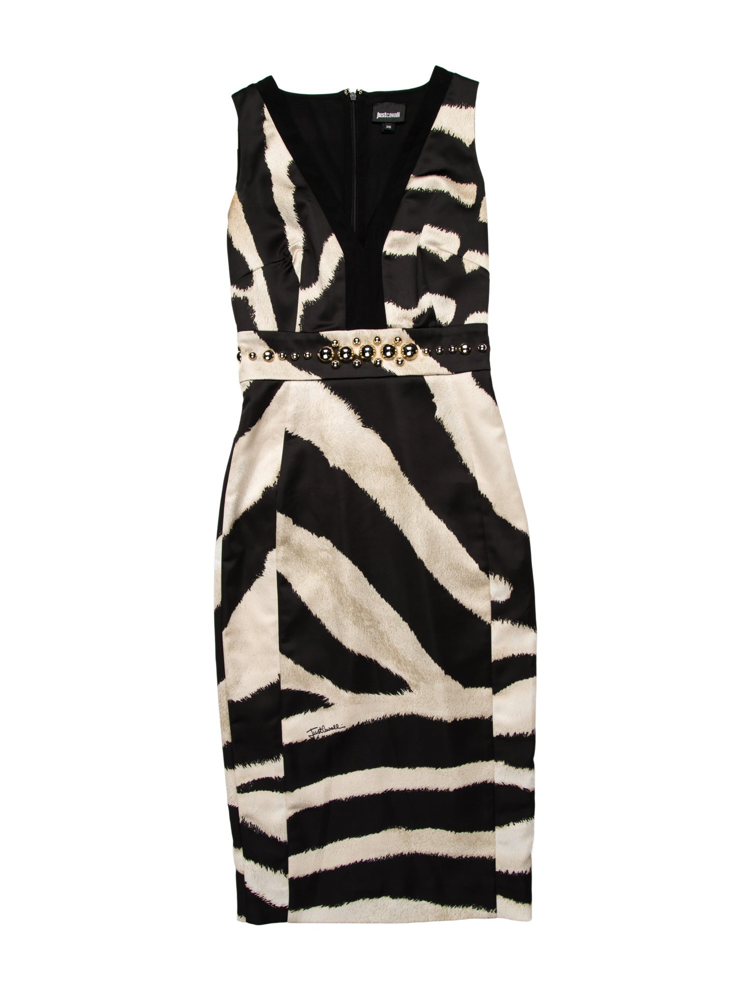 Just Cavalli Tie-Dye Print Knee-Length Dress
