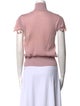 Just Cavalli Virgin Wool Mock Neck Crop Top
