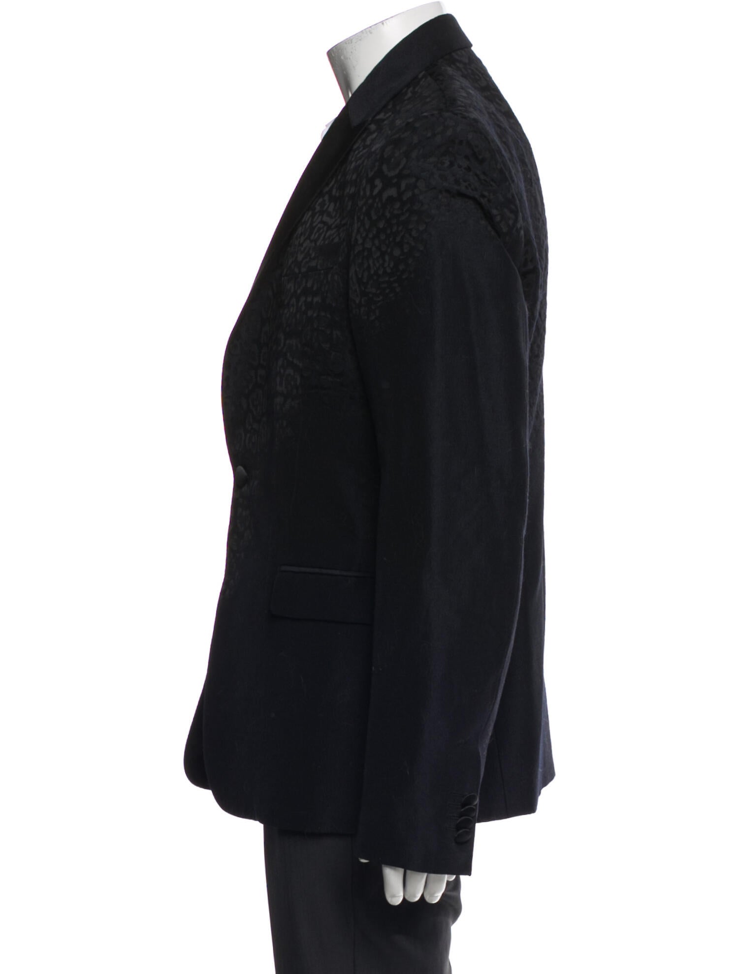 Just Cavalli Virgin Wool Peacoat