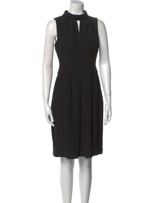 Just Cavalli Mock Neck Knee-Length Dress