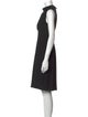 Just Cavalli Mock Neck Knee-Length Dress