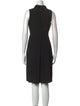 Just Cavalli Mock Neck Knee-Length Dress