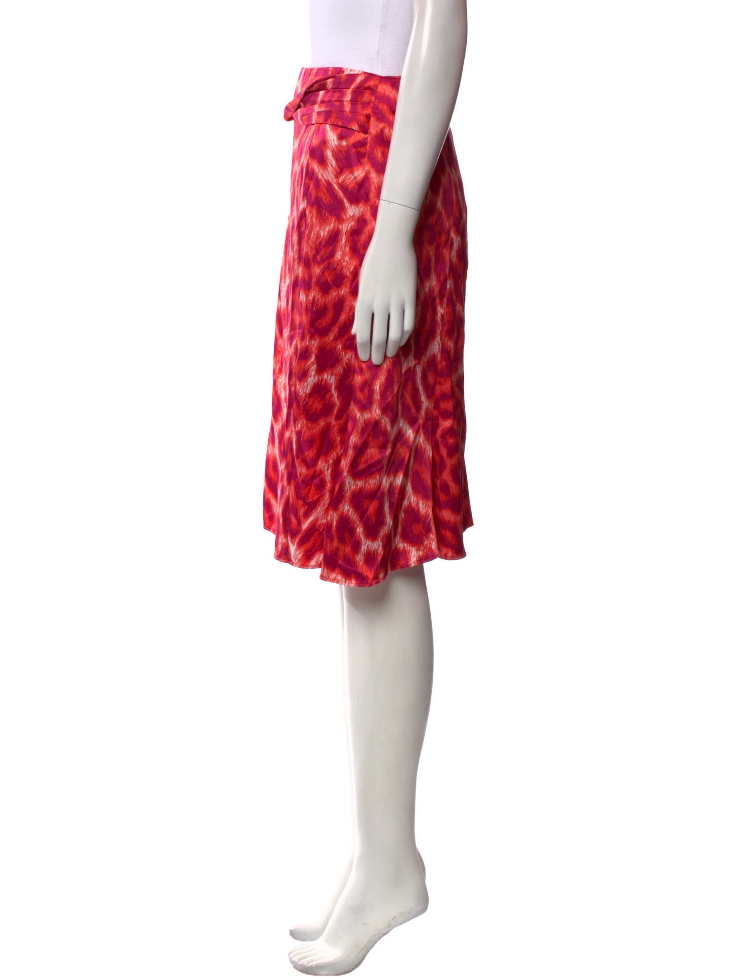 Just Cavalli Animal Print Knee-Length Skirt