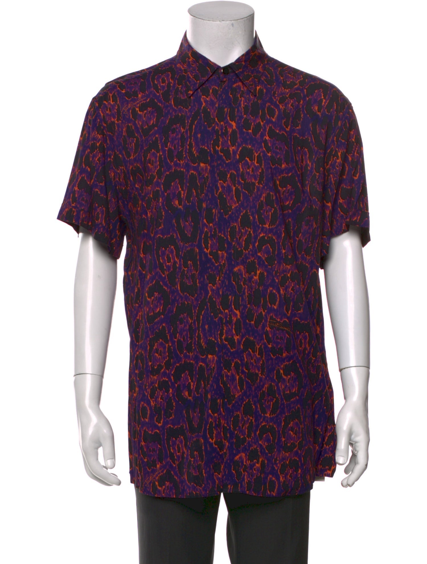 Just Cavalli Printed Short Sleeve Shirt