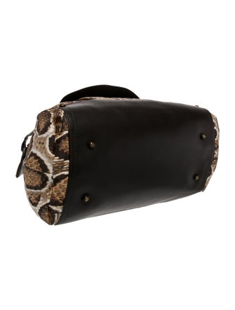 Just Cavalli Jacquard Top Handle Bag