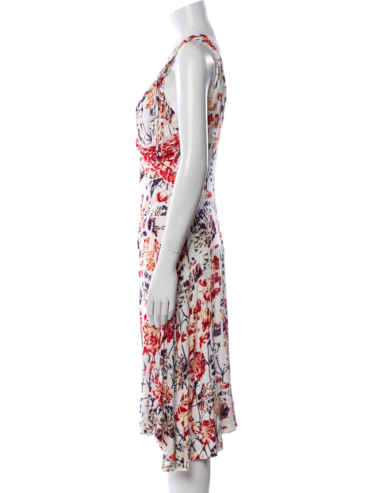 Just Cavalli Floral Print Knee-Length Dress