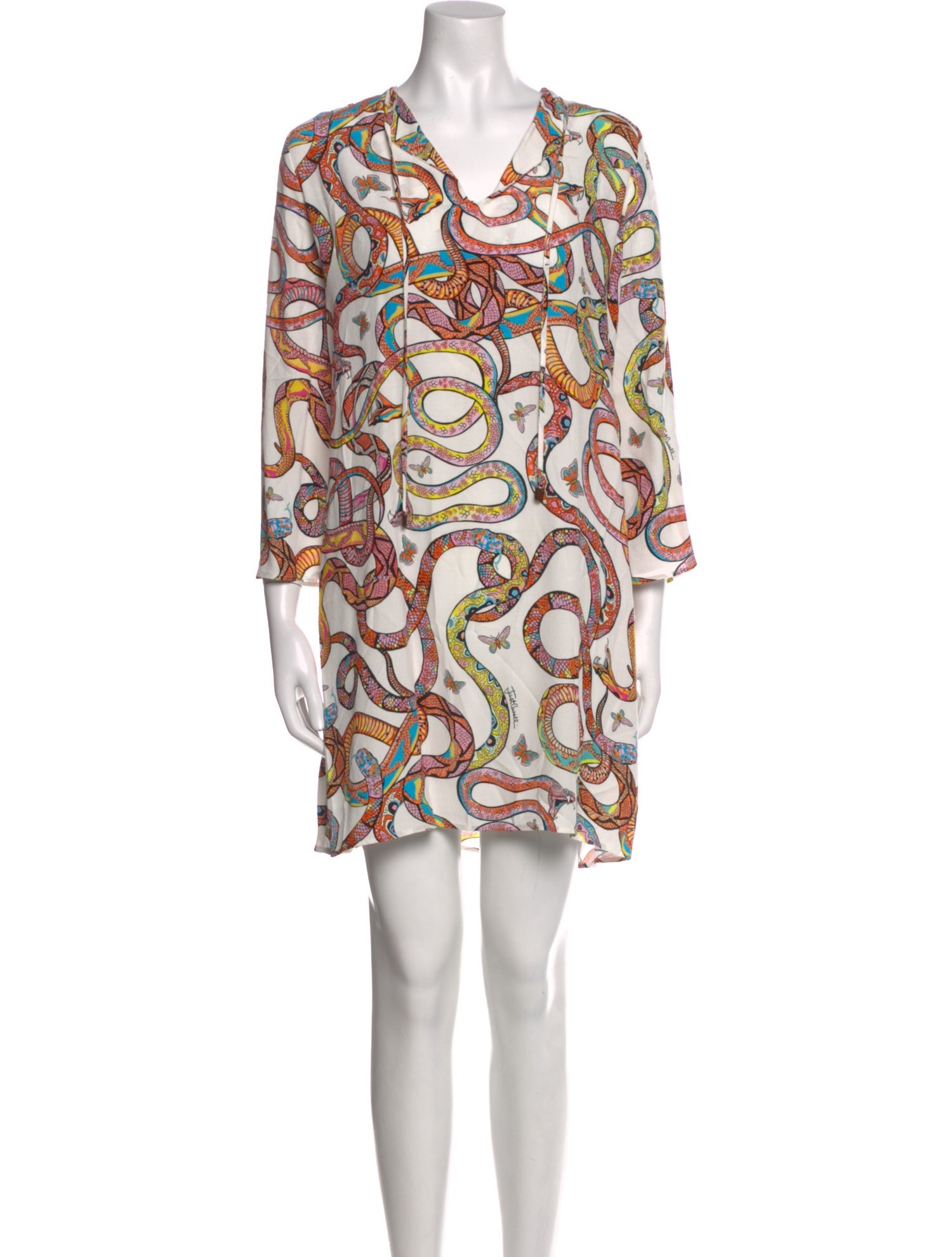 Just Cavalli Printed Mini Dress