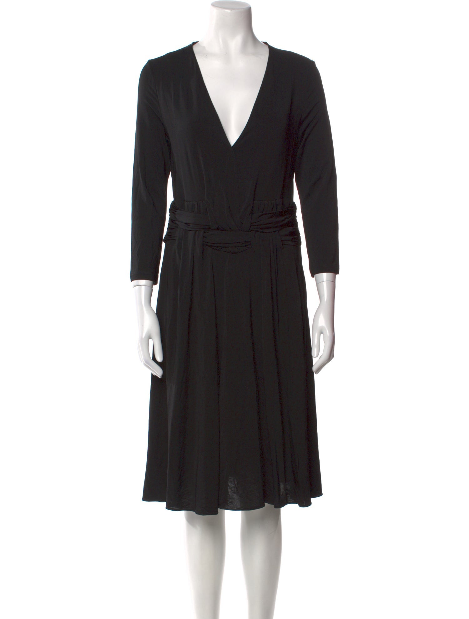 Just Cavalli V-Neck Knee-Length Dress