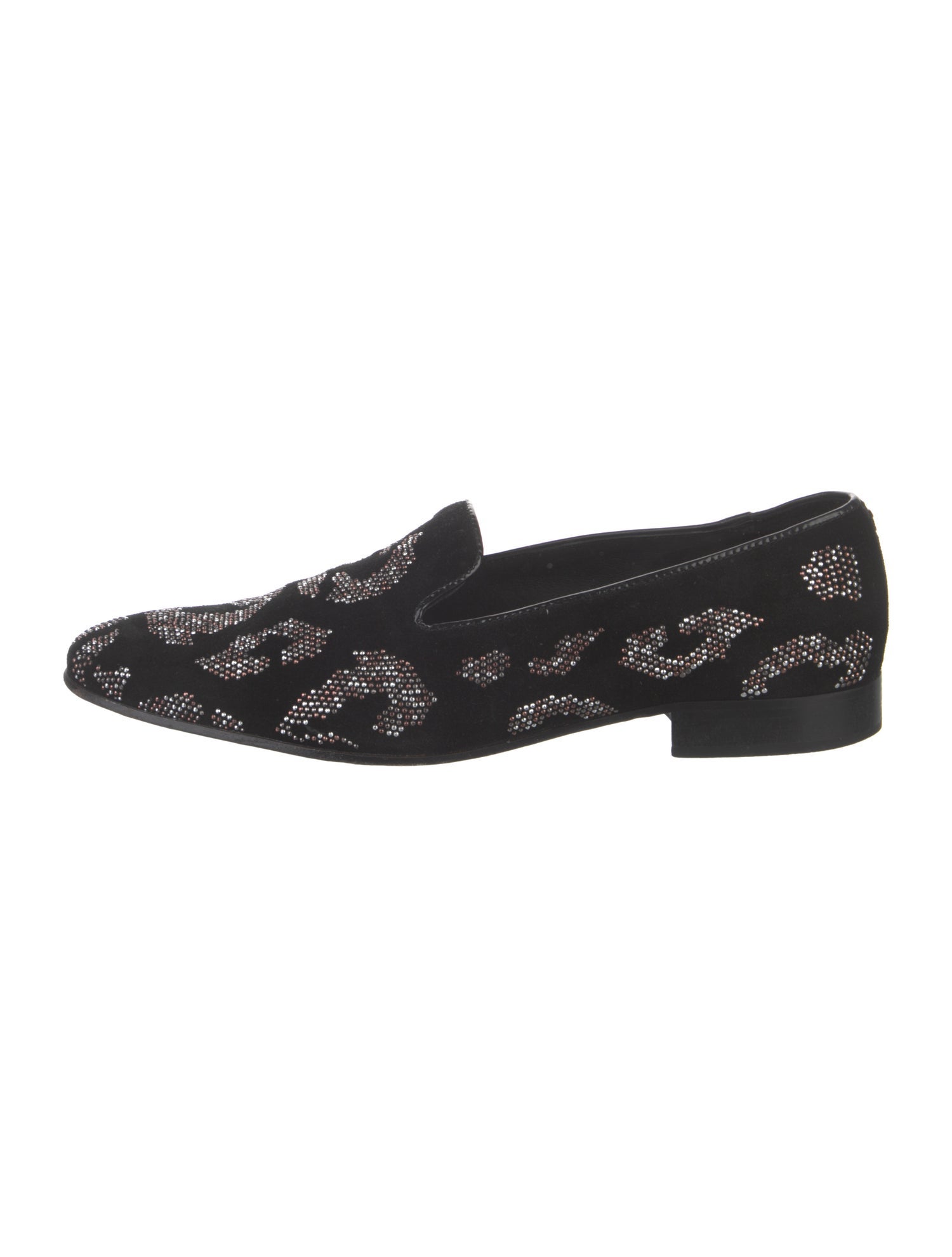 Just Cavalli Suede Patterned Loafers