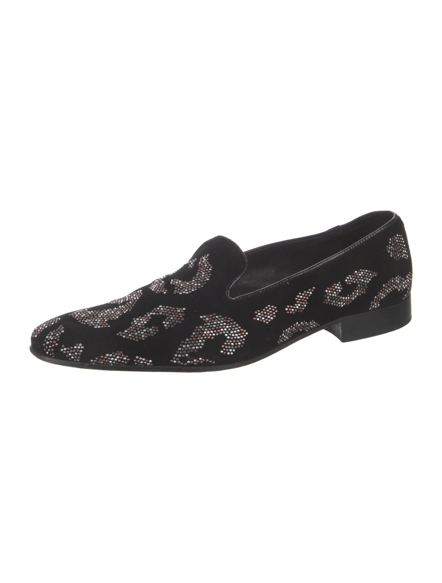 Just Cavalli Suede Patterned Loafers