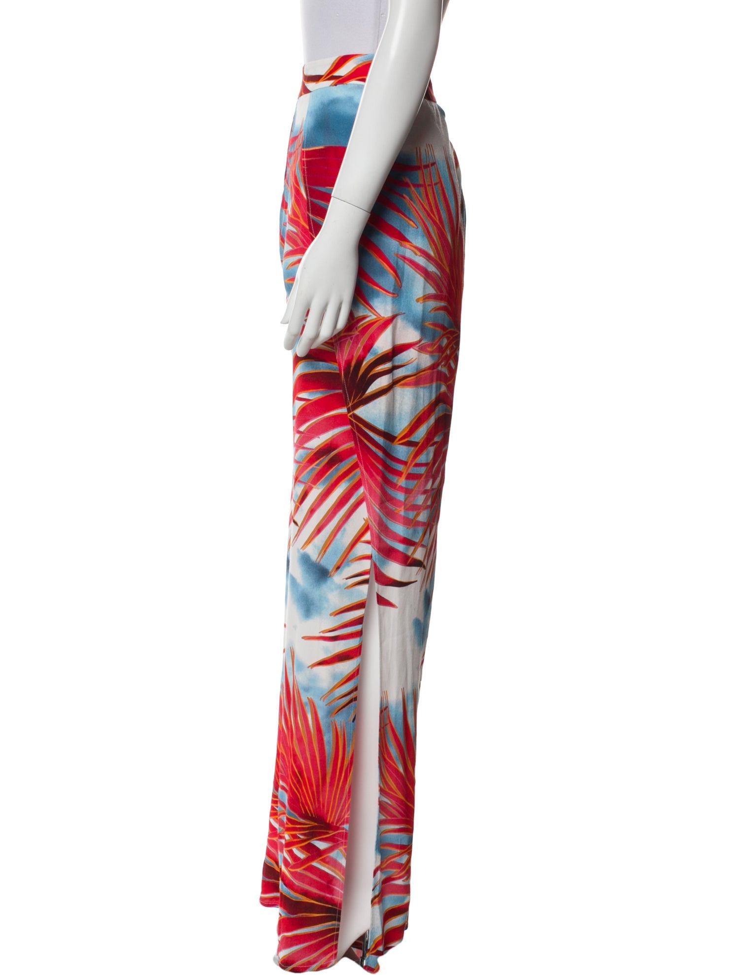 Just Cavalli Printed Wide Leg Pants