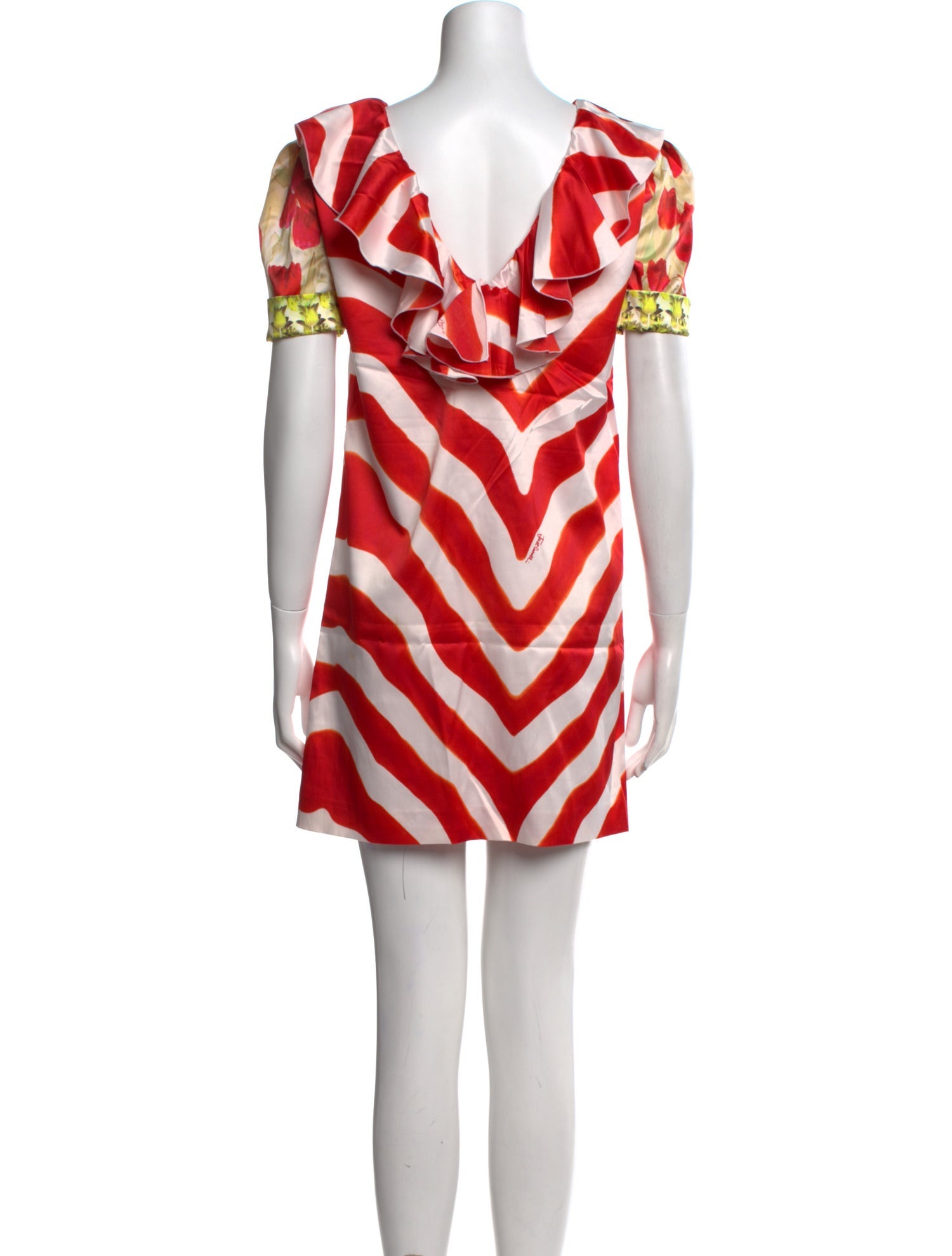 Just Cavalli Striped Mini Dress