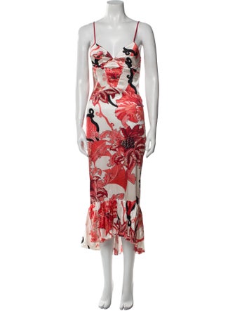 Just Cavalli Silk Long Dress
