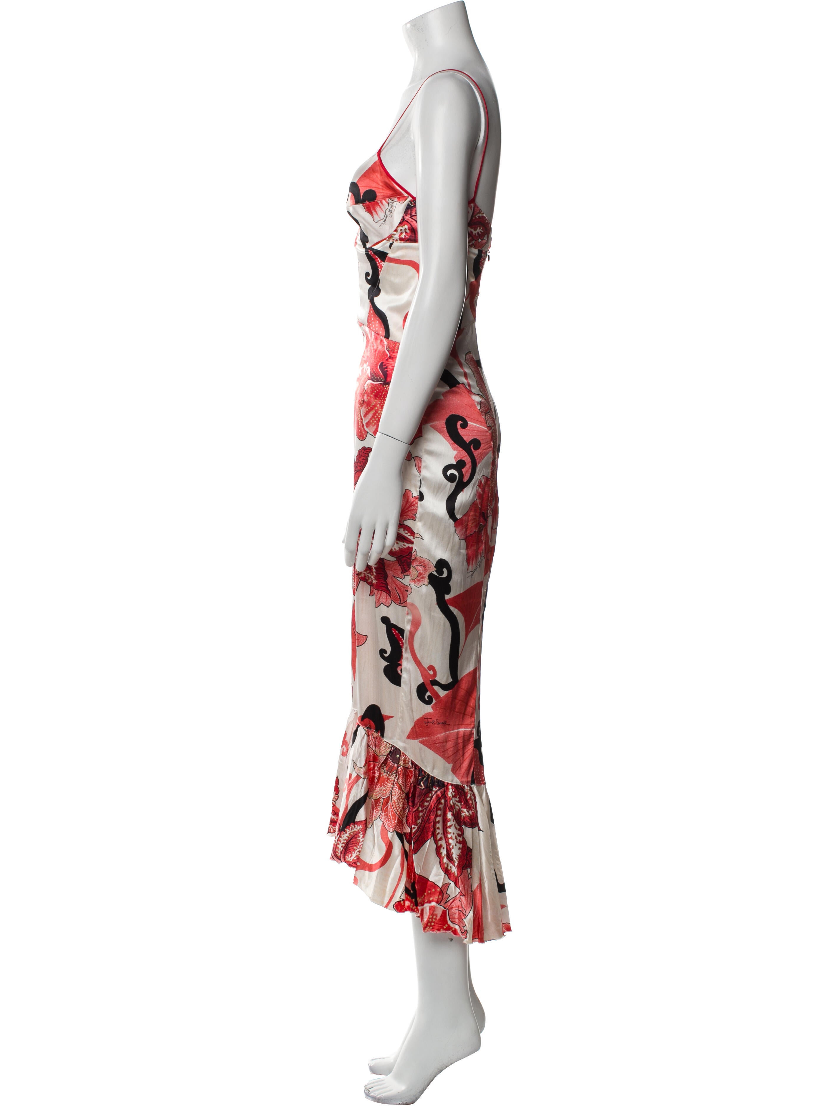 Just Cavalli Silk Long Dress