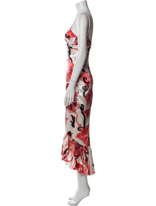 Just Cavalli Silk Long Dress