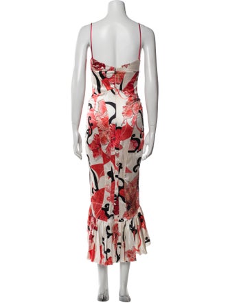Just Cavalli Silk Long Dress