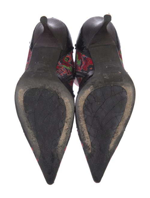 Just Cavalli Canvas Printed Boots