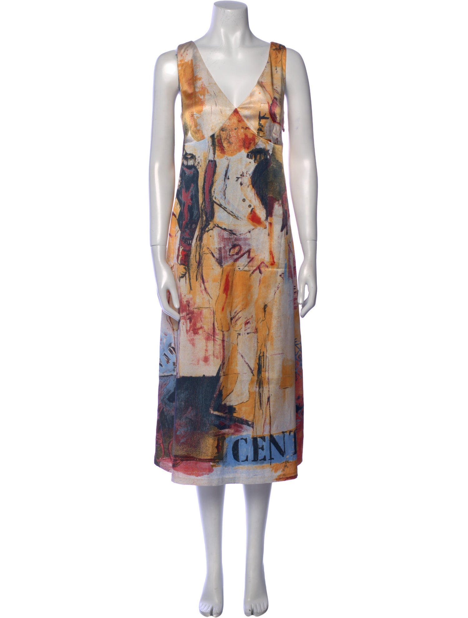 Just Cavalli Vintage Midi Length Dress