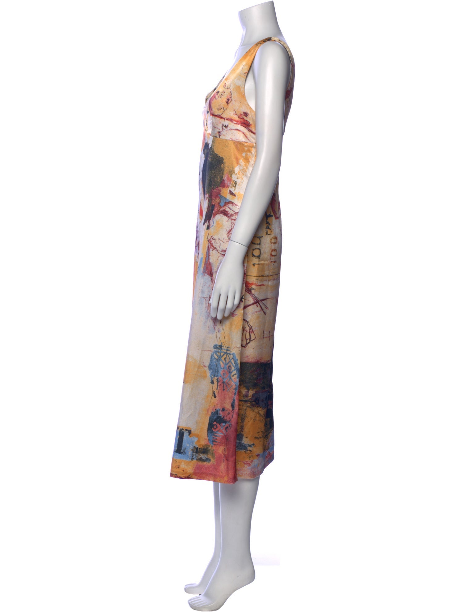 Just Cavalli Vintage Midi Length Dress