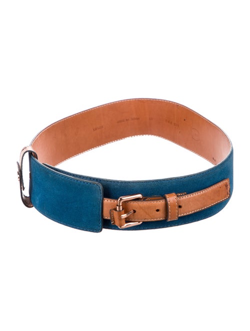 Just Cavalli Wide Suede Waist Belt