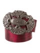 Just Cavalli Embossed Leather Waist Belt