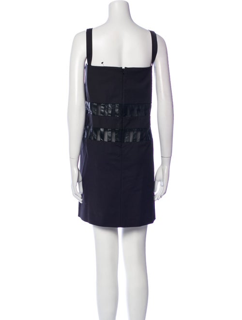 Just Cavalli Square Neckline Mini Dress