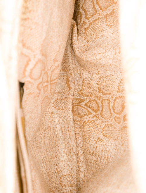 Just Cavalli Embossed Leather Minaudière