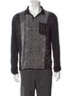 Just Cavalli Printed V-Neck Henley