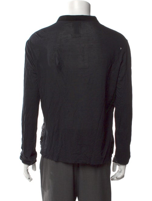 Just Cavalli Printed V-Neck Henley