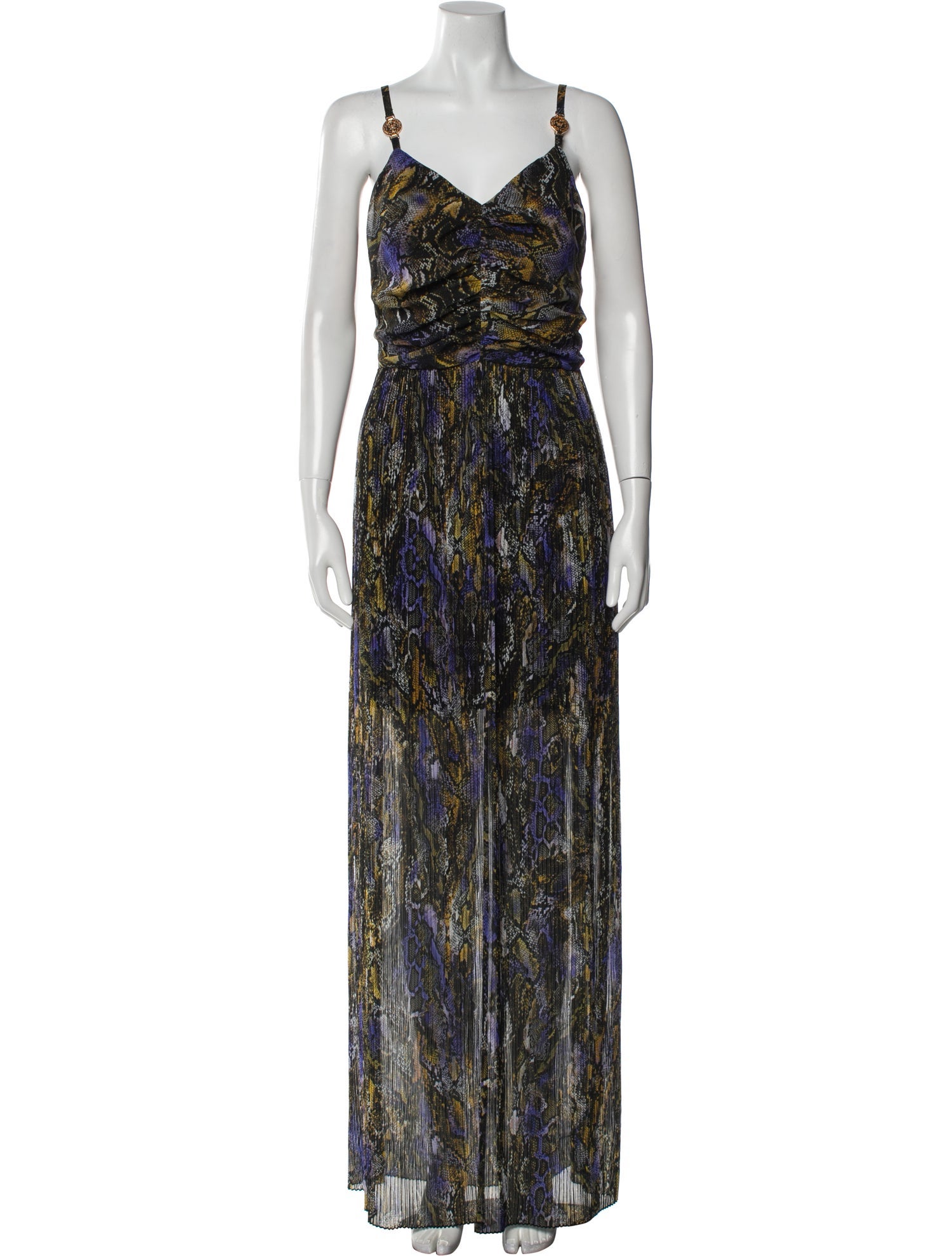 Just Cavalli Printed Long Dress w/ Tags