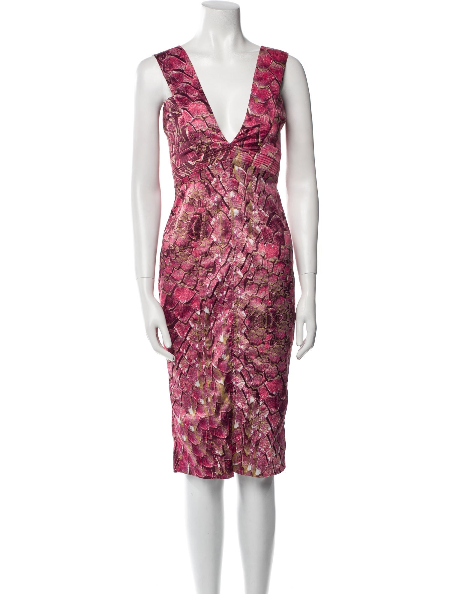 Just Cavalli Printed Midi Length Dress