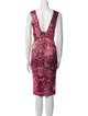 Just Cavalli Printed Midi Length Dress