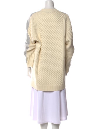 Just Cavalli Wool Graphic Print Sweatshirt