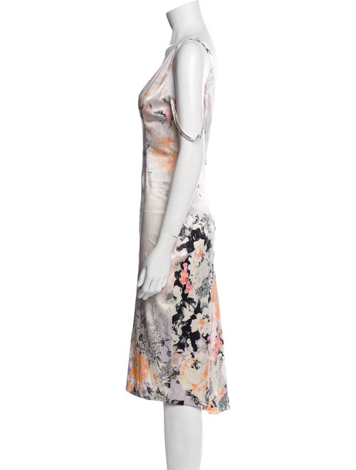 Just Cavalli Silk Midi Length Dress
