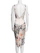 Just Cavalli Silk Midi Length Dress