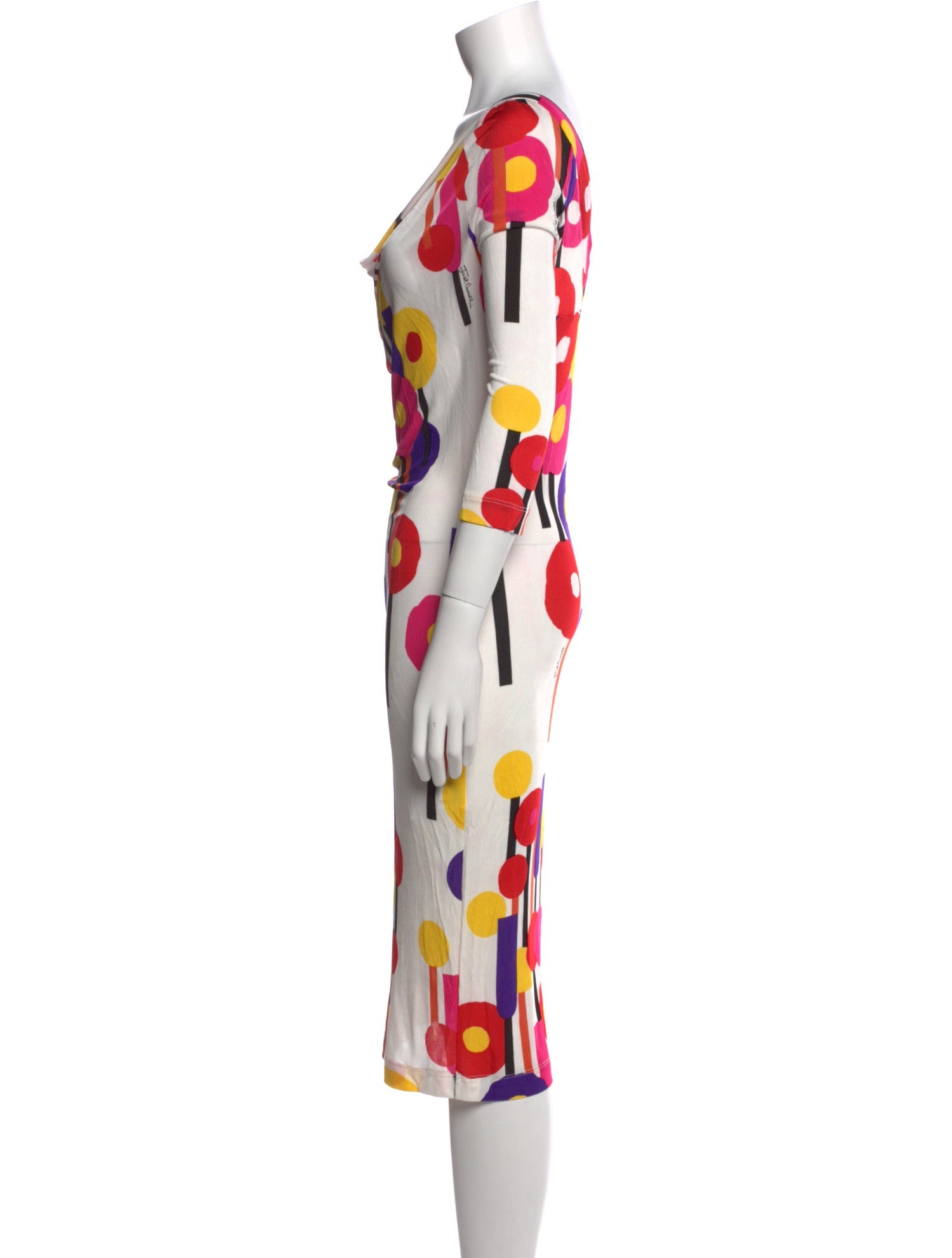 Just Cavalli Printed Midi Length Dress