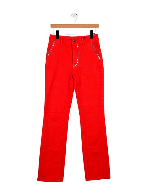Just Cavalli High-Rise Straight Leg Jeans