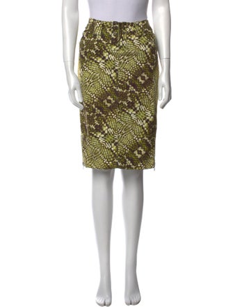 Just Cavalli Animal Print Knee-Length Skirt