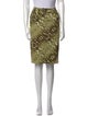 Just Cavalli Animal Print Knee-Length Skirt