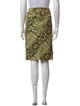 Just Cavalli Animal Print Knee-Length Skirt