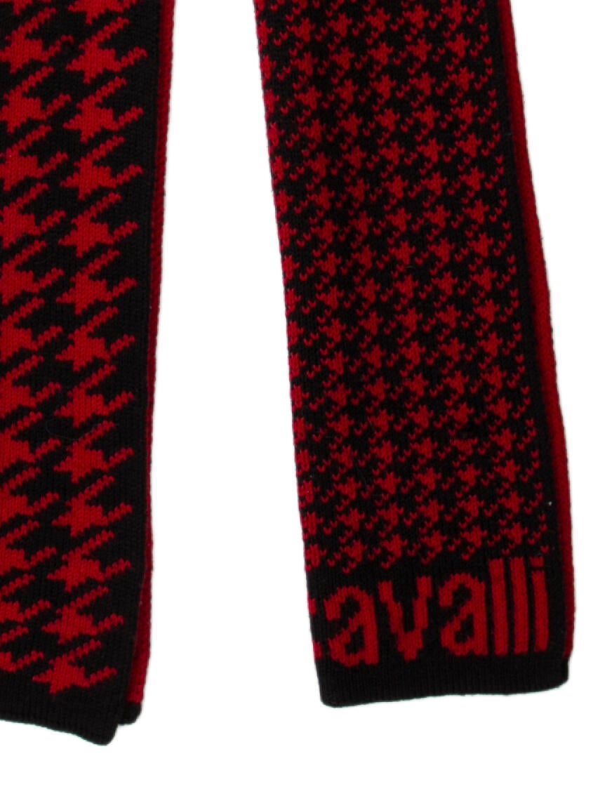 Just Cavalli Wool Printed Scarf
