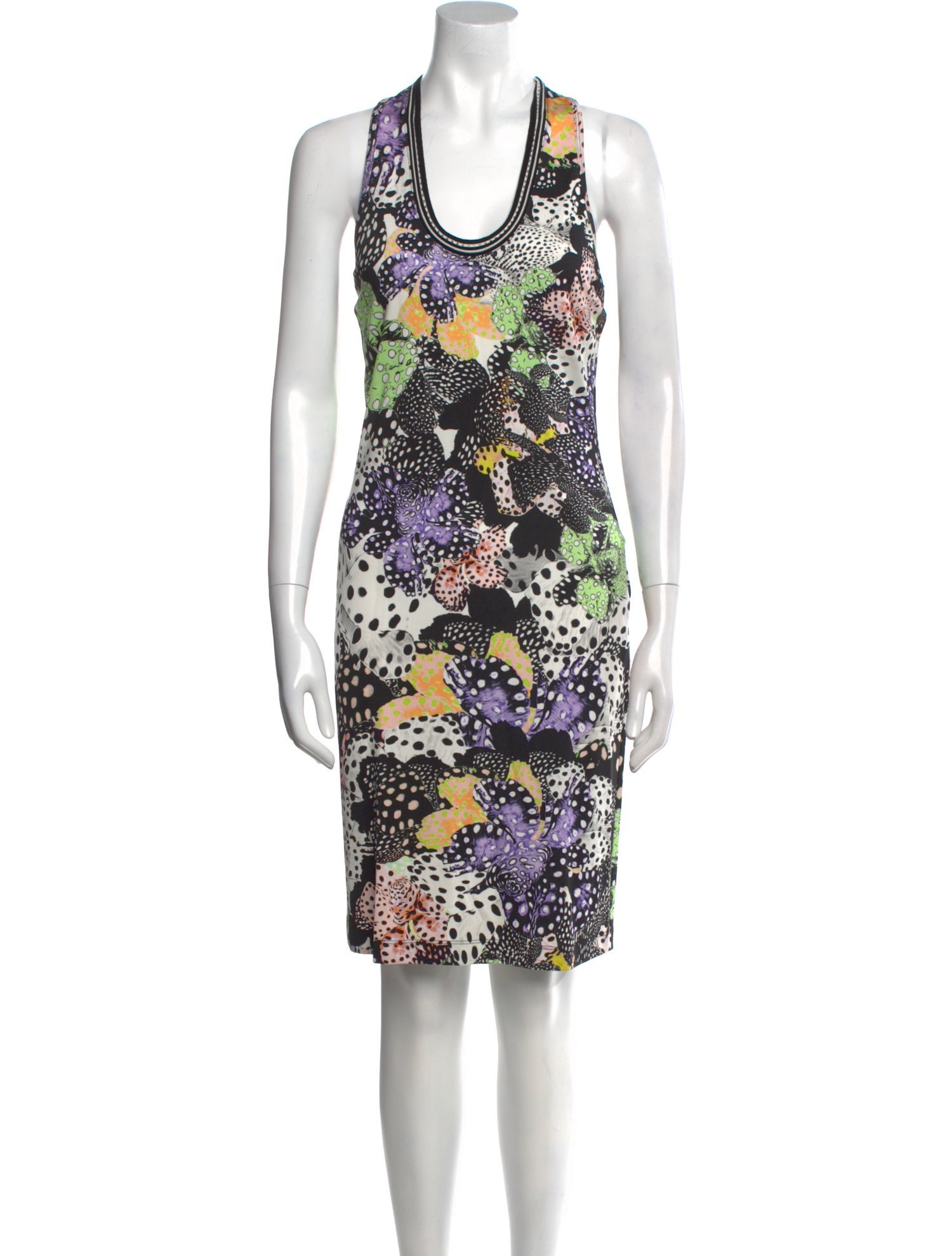Just Cavalli Printed Knee-Length Dress