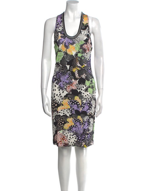 Just Cavalli Printed Knee-Length Dress