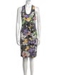 Just Cavalli Printed Knee-Length Dress