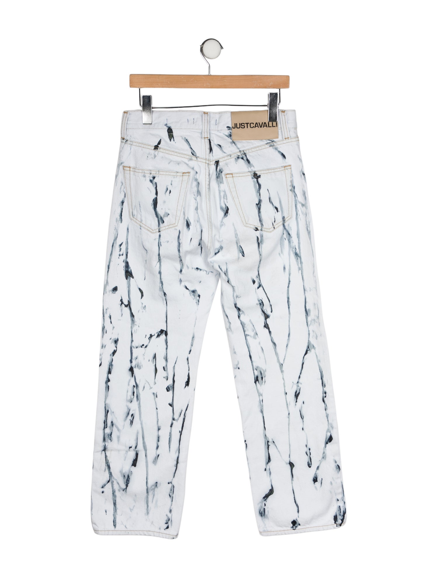 Just Cavalli High-Rise Wide Leg Jeans